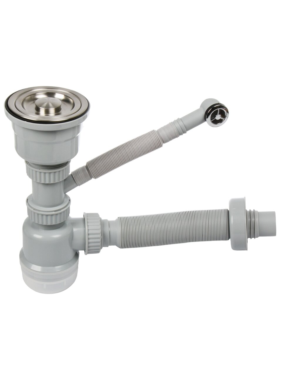 Сифон для мойки, 3&amp;quot; 1/2х40, полипроп, универс, NORDFORM Orio, Д-11052У