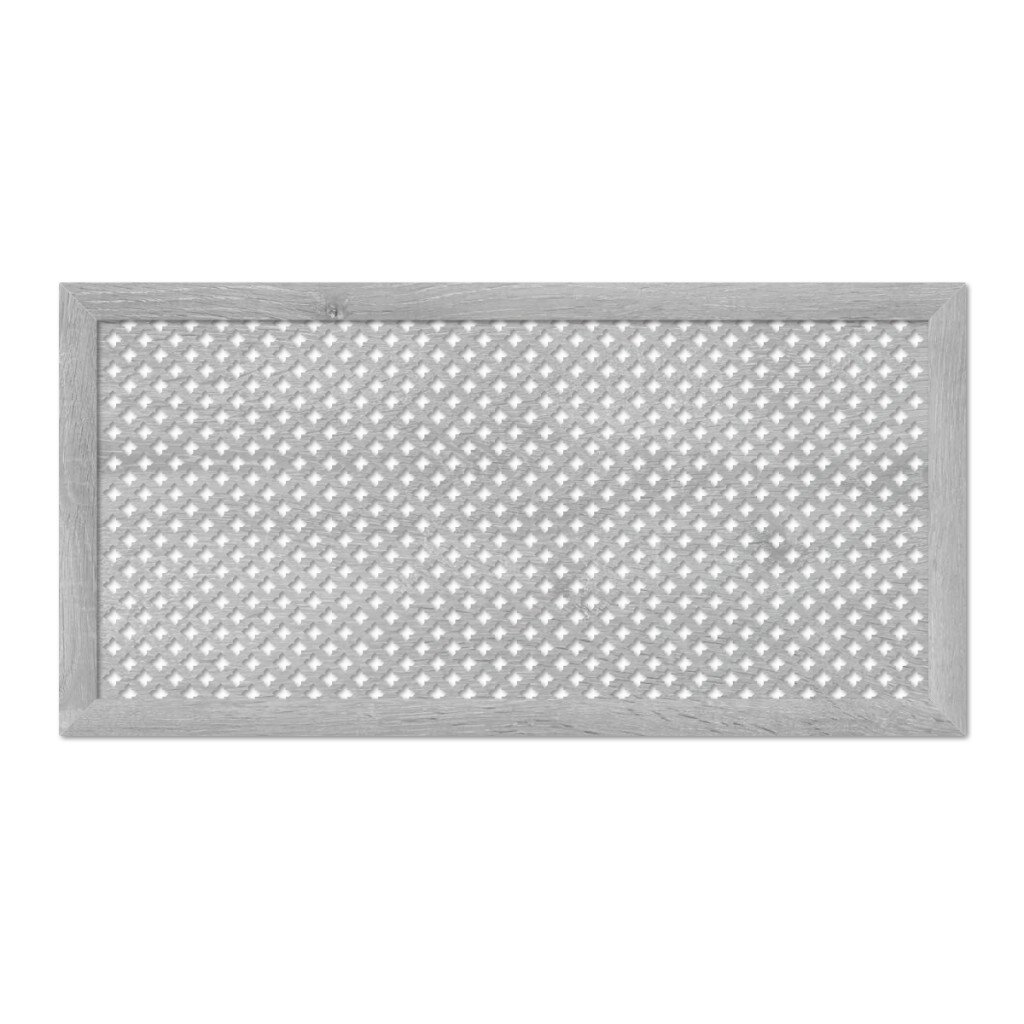 Экран для радиатора, МДФ, 600х1200 мм, дуб серый, Готико, Стильный Дом