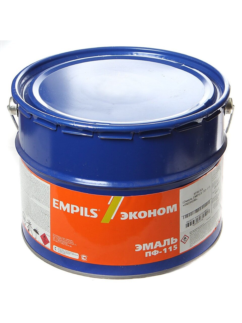 Эмаль Empils, ПФ-115 Пром, глянцевая, красная, 20 кг