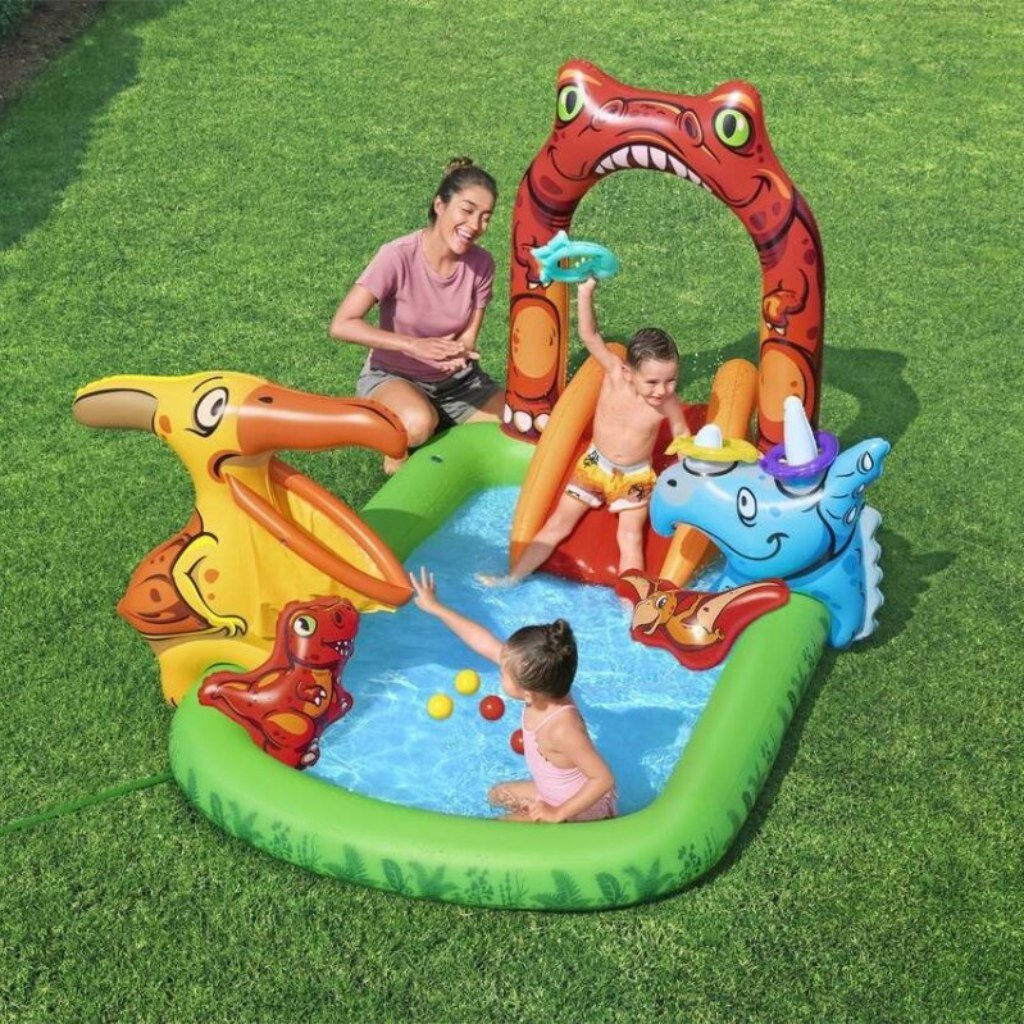 Игровой центр-бассейн Bestway, 241х140х137 см, Jurassic Splash, 53160 ...