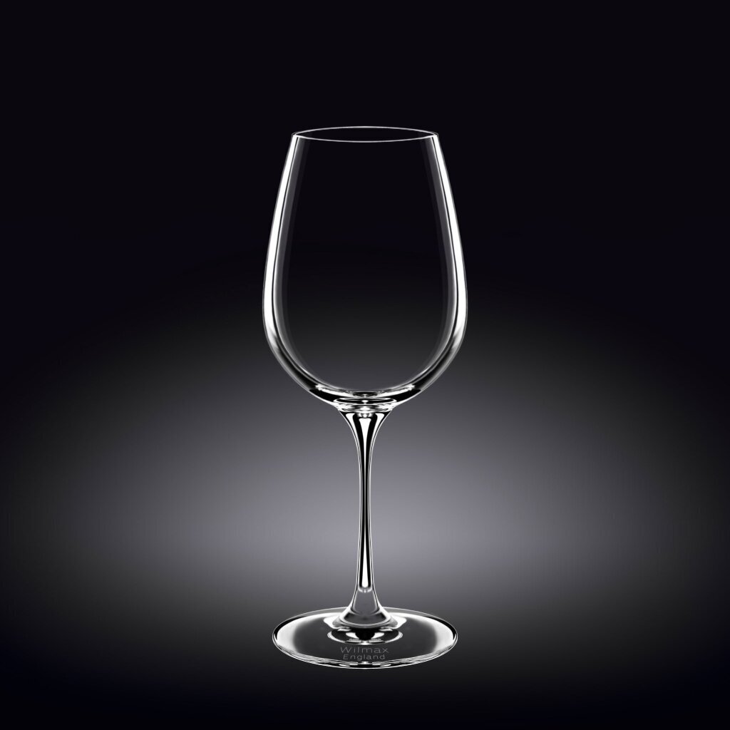 Бокал для вина, 470 мл, хрустальное стекло, 2 шт, Wilmax, Cristalline, в цветной упаковке, WL-888033 / 2C