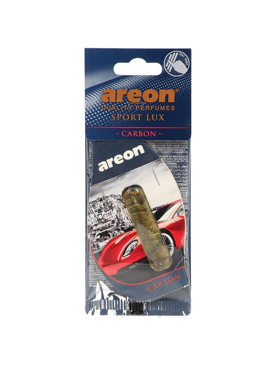 Ароматизатор в машину подвесной, гелевый, Areon, Liquid Lux Sport, 5 мл, 704-LX-04