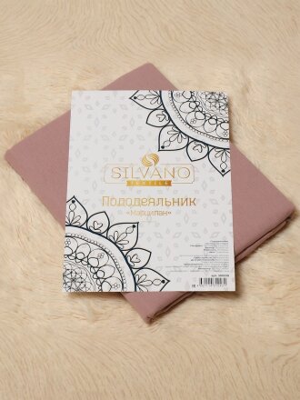 Пододеяльник 2-спальный, 175 х 215 см, 100% хлопок, поплин, сухая роза, Silvano, Марципан, 300006