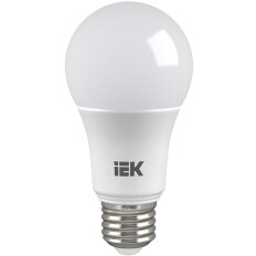 Лампа светодиодная E27, 15 Вт, 100 Вт, 230 В, груша, 6500 К, свет холодный дневной, IEK