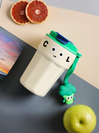 Термокружка нержавеющая сталь, 350 мл, Cool, молочная, Y4-9295