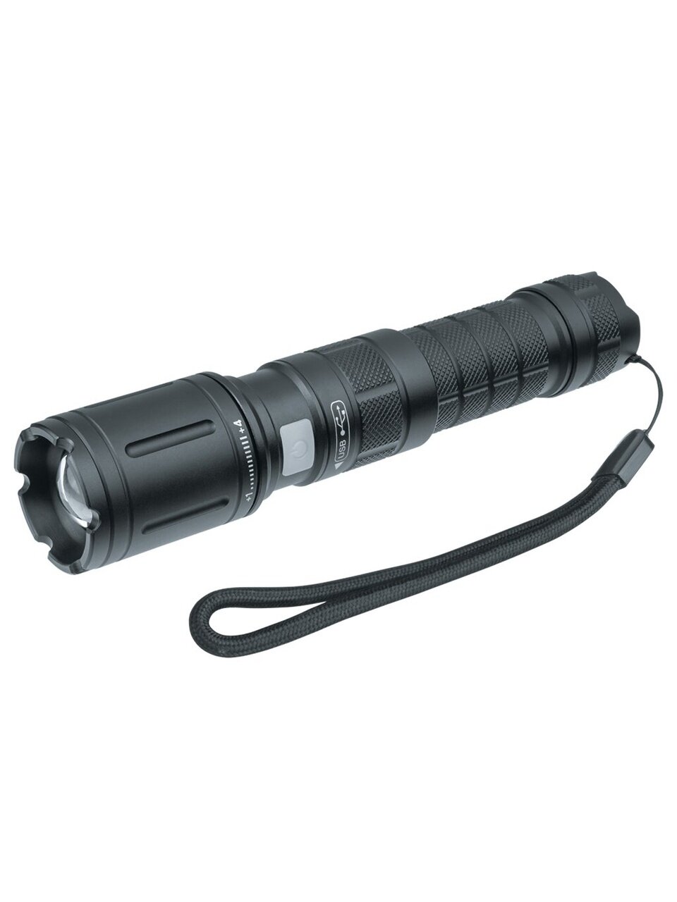 Фонарь ручной, встроенный аккумулятор, Navigator, NPT-P01-18650, алюминий, режим SOS, 14237