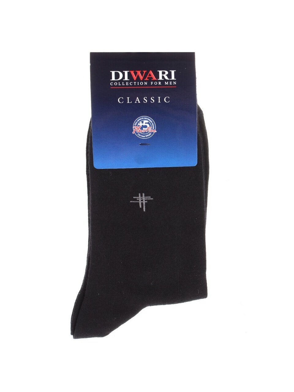 Носки для мужчин, хлопок, Diwari, Classic, 007, черные, р. 25, 5С-08 СП