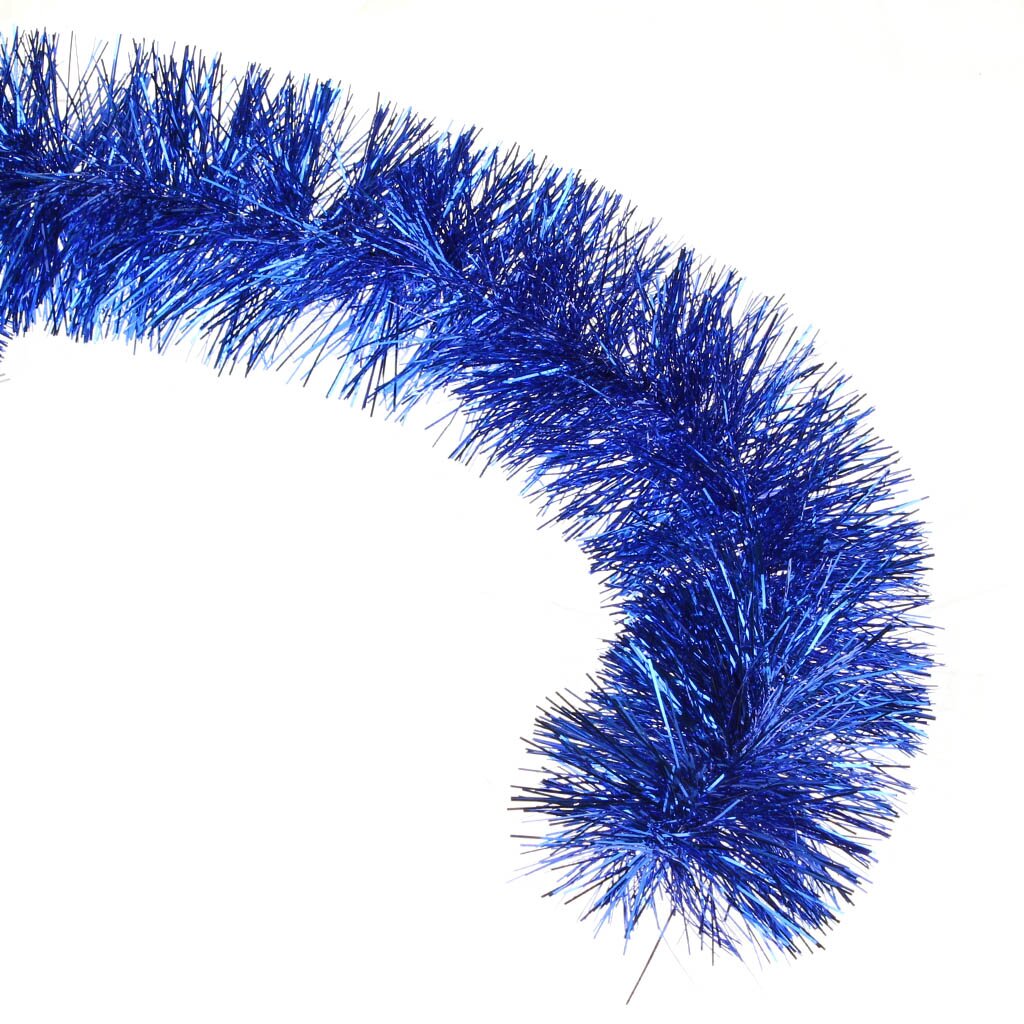 Мишура 1.8 м, одноцветная, синяя, диаметр 100 мм, Снегурка, 10СМ-240