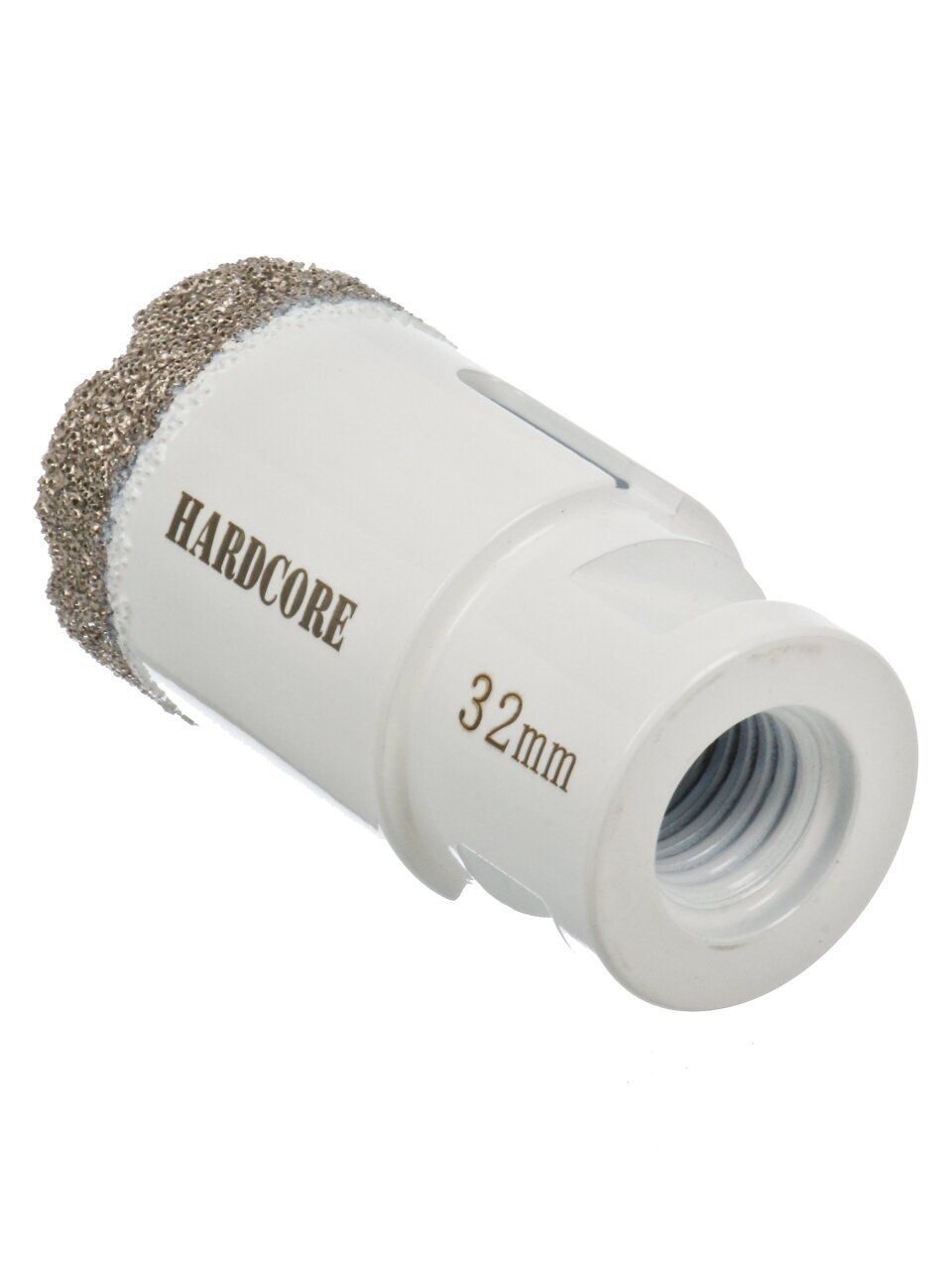 Коронка алмазная, по керамограниту, Hardcore, М14, диаметр 32 мм, для УШМ, 155032