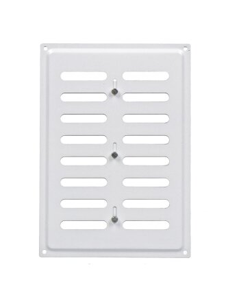 Решетка вентиляционная металл, регулируемая, 240х170 мм, белая, Event, 170х240ВРР