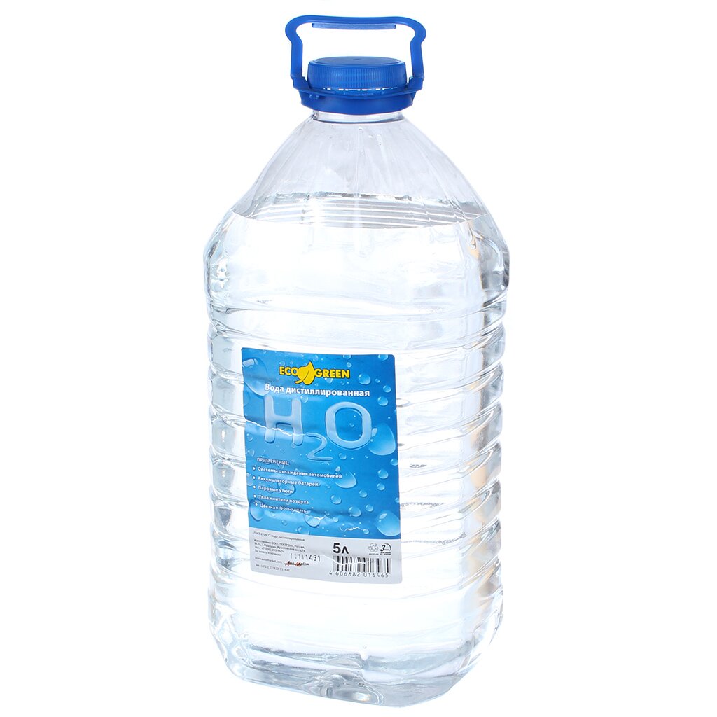 Вода дистиллированная 5 л вода дистиллированная thermagent 20 л