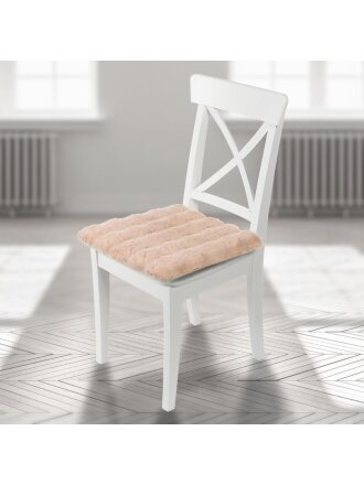 Сиденье мягкое 100% полиэстер, 40х40 см, бежевое, T2023-3274