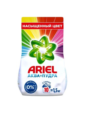 Стиральный порошок Ariel, 1.5 кг, автомат, для цветного белья, Color