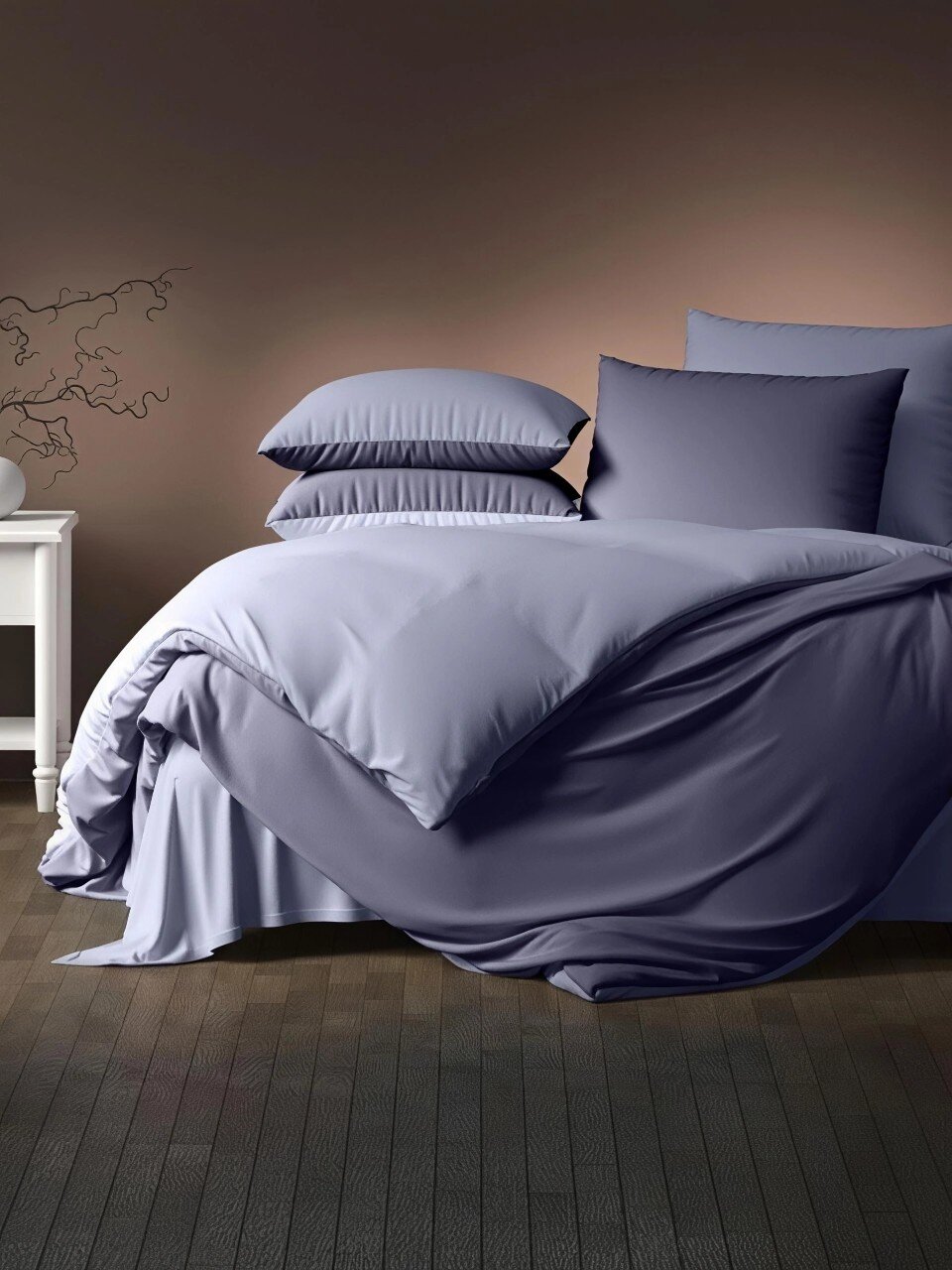 Постельное белье 2-сп, пр215х220, 2н70х70, п175х215, Bravo, перкаль, Marlin