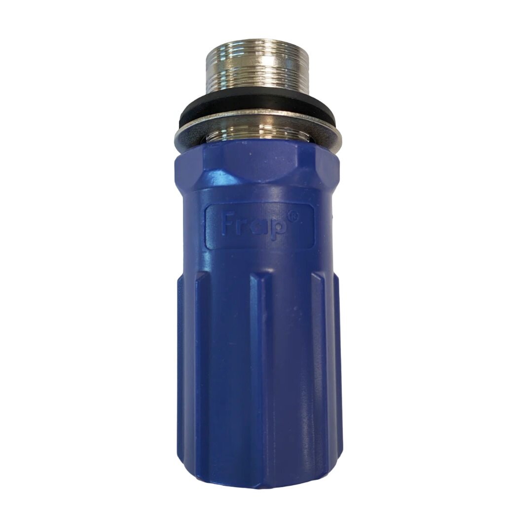Гайка для смесителя, металл, пластик, наружная резьба, синяя, Frap, F34903