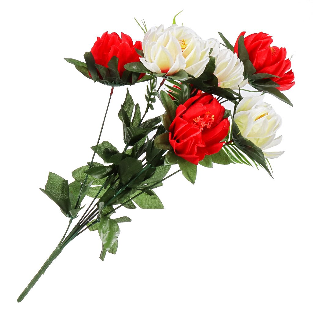 Цветок искусственный декоративный пасхальный, Георгин, 55 см, FB116 святой великомученик георгий победоносец