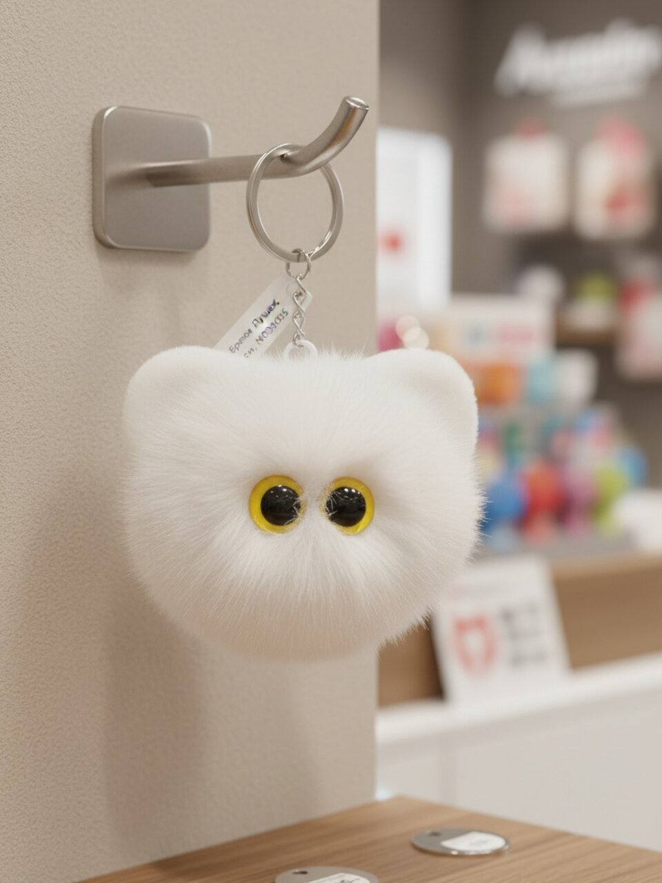 Брелок Пушок, 7 см, полиэстер, N050005