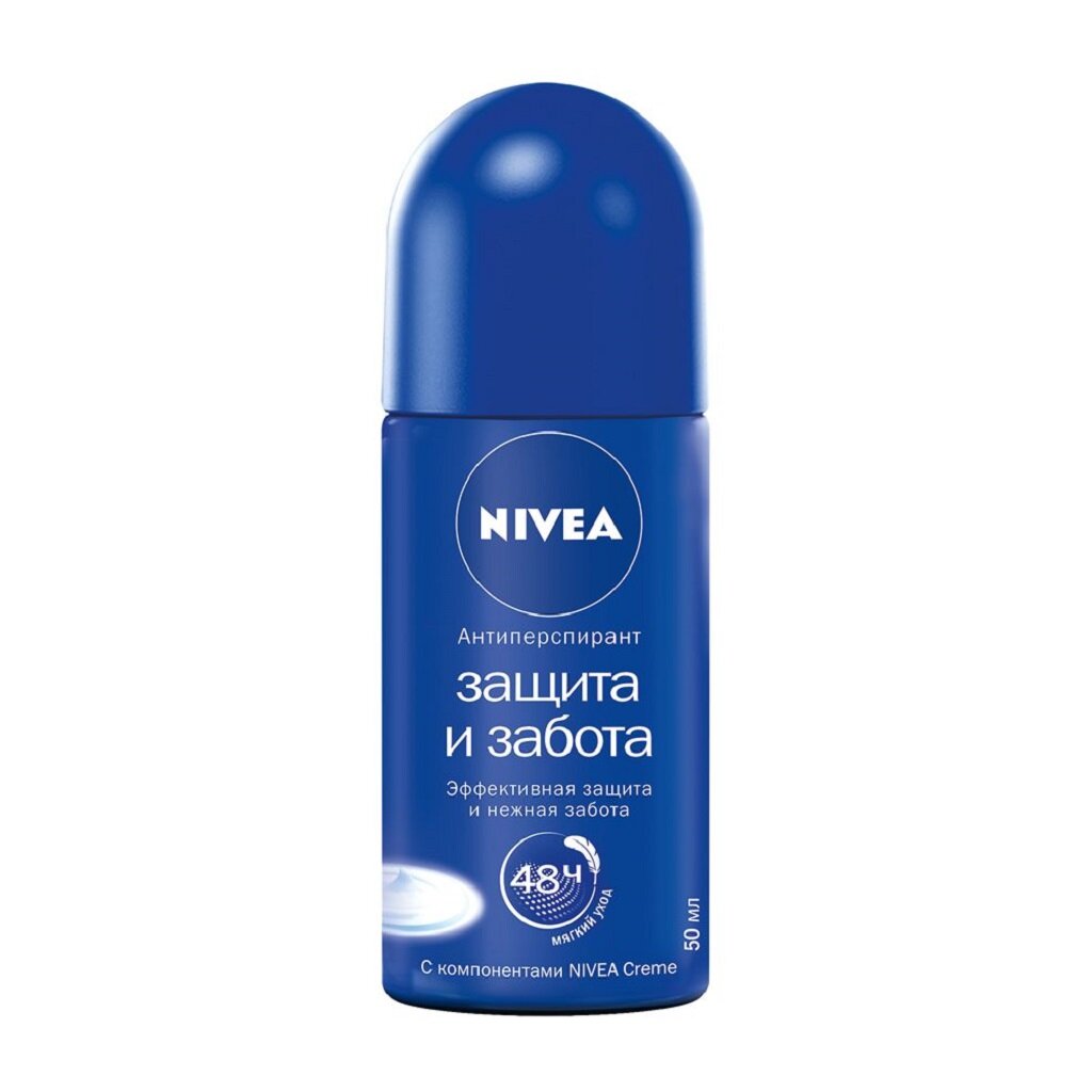 Дезодорант-ролик Nivea Защита и забота для женщин 85908, 50 мл