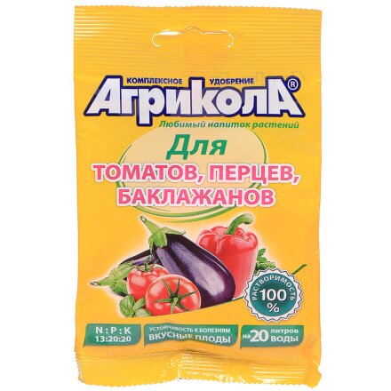 Удобрение Агрикола, для томатов и перцев, минеральное, гранулы, 50 г