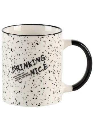 Кружка фарфор, 340 мл, Цилиндр Любимый кофе, BR49/2907P, в ассортименте