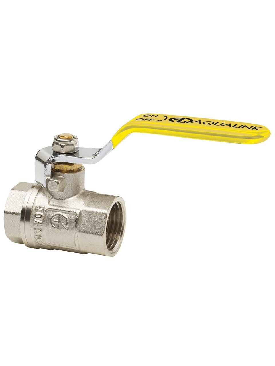 Кран для газа г-г, 3/4&amp;quot;, ручка, AquaLink