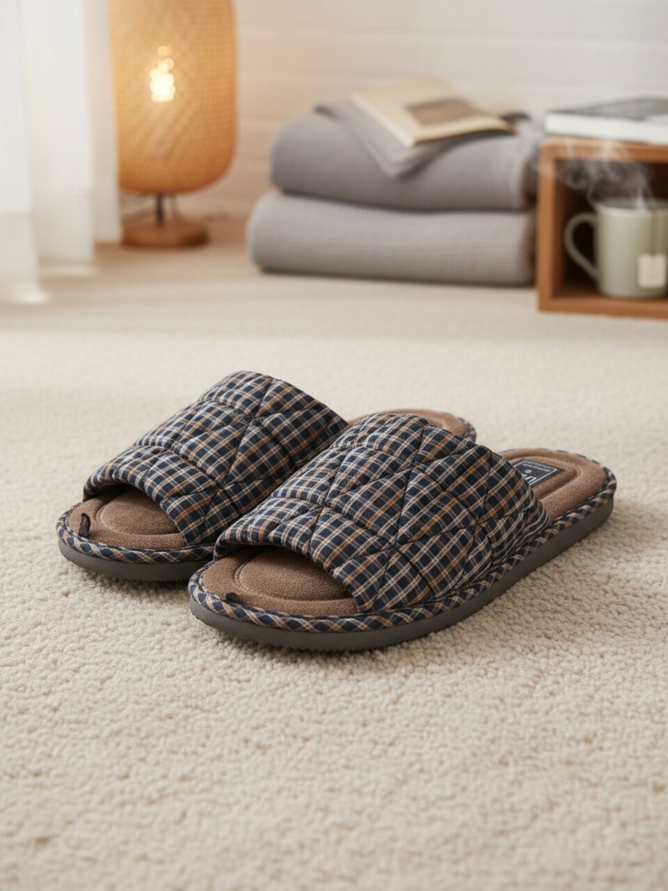 Тапки для мужчин, в ассортименте, р. 42, Lucky Land, 5087M-CH-CO