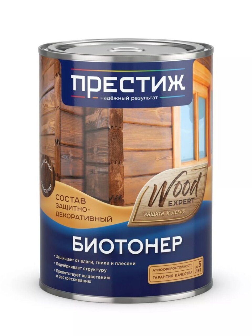 Пропитка Престиж, Биотонер, для дерева, калужница, 0.9 л