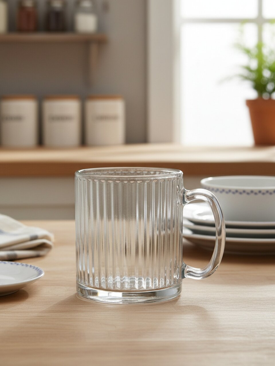 Кружка стекло, 320 мл, Чайная Вертикаль, ОСЗ, 23с2354