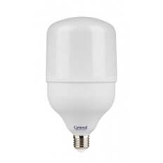 Лампа светодиодная E27, 50 Вт, 230 В, 6500 К, холодный белый свет, General Lighting Systems, GLDEN-HPL, высокомощный, 660003