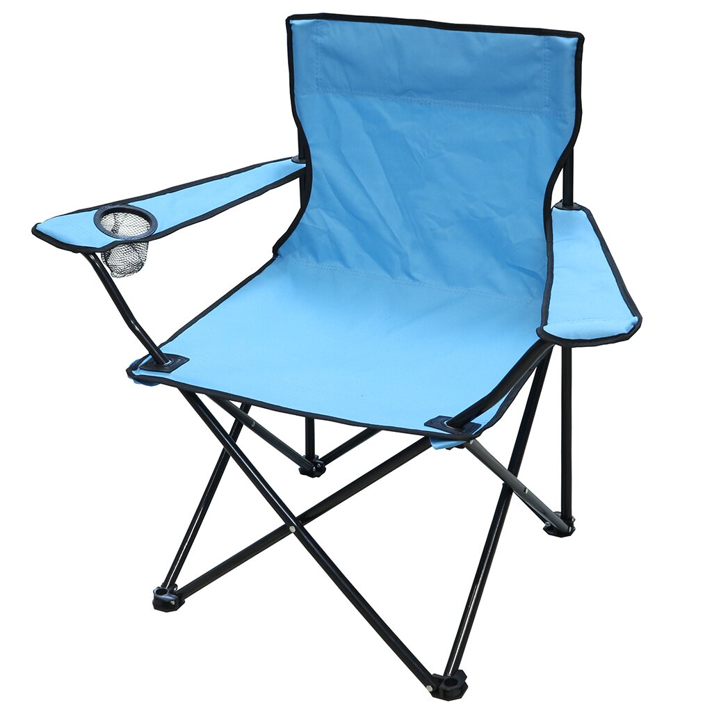 Стул-кресло 52х52х80 см, синее, ткань, LG7001-2