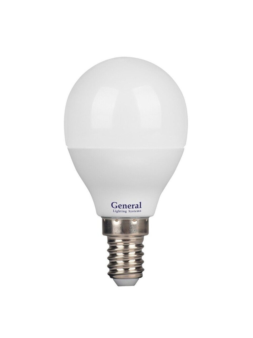 Лампа светодиодная E14, 20 Вт, 230 В, шар, 6500 К, холодный белый свет, General Lighting Systems, GLDEN-G45F, G45F, 661484