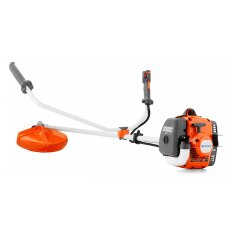 Триммер бензиновый, Husqvarna, 129R, 1.15 л.с., 27.6 куб.см, 850 Вт, U-ручка, леска/нож, неразборный вал