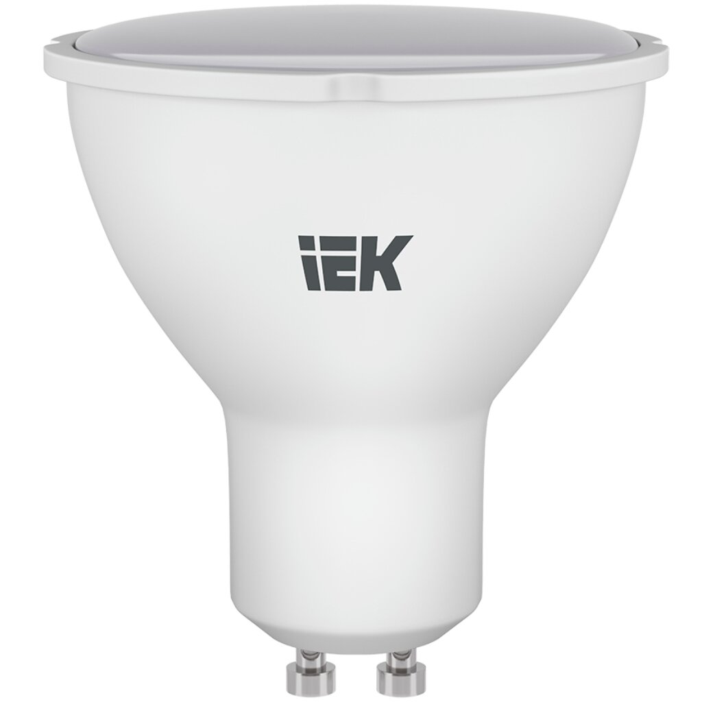 Лампа светодиодная GU10, 7 Вт, 60 Вт, 230 В, софит, 4000 К, свет нейтральный белый, IEK, PAR16, LED рефлектор godox rft 19 pro для led осветителей