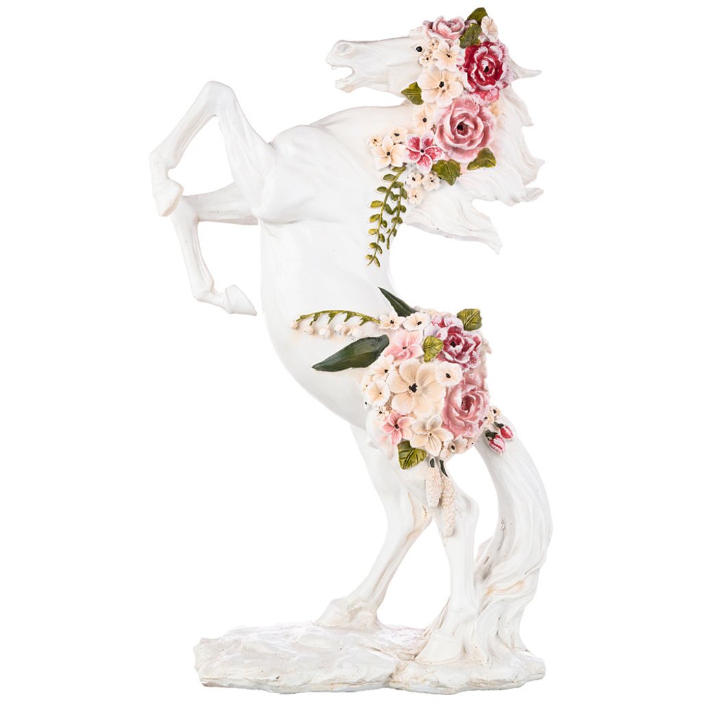 Статуэтка лошадь 25,5x13,5x40 см. коллекция flower fantasy, 146-1606
