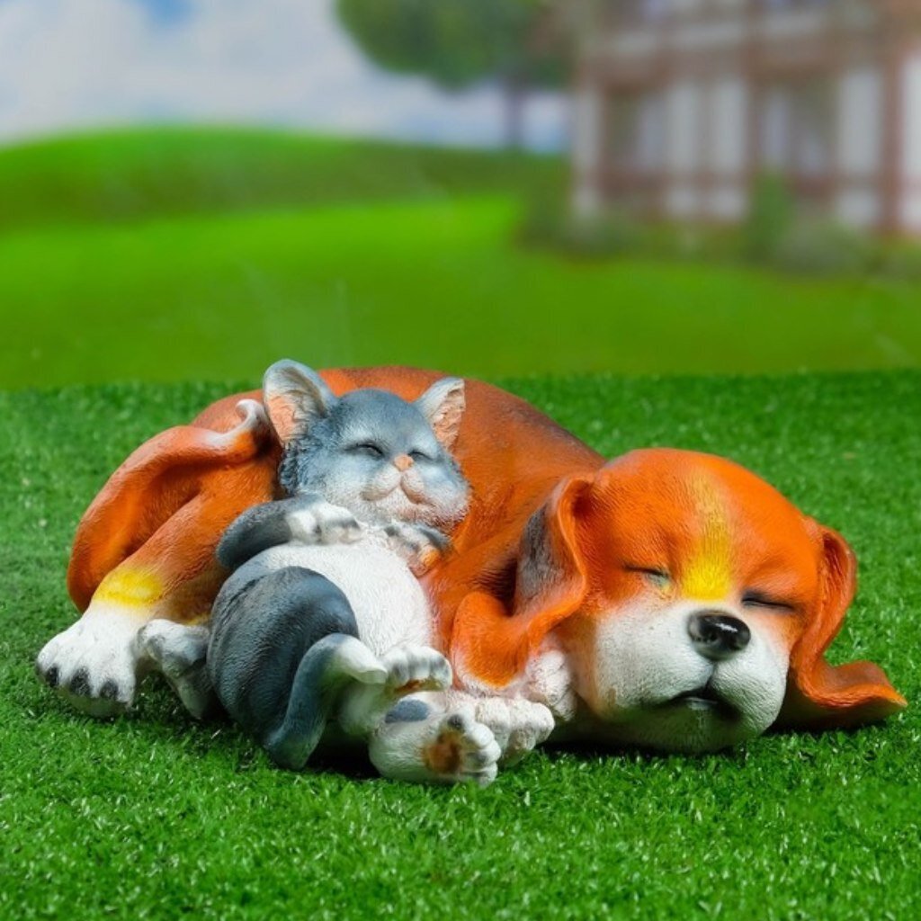 Фигурка садовая Лучшие друзья, 11 см, ФР-00000443