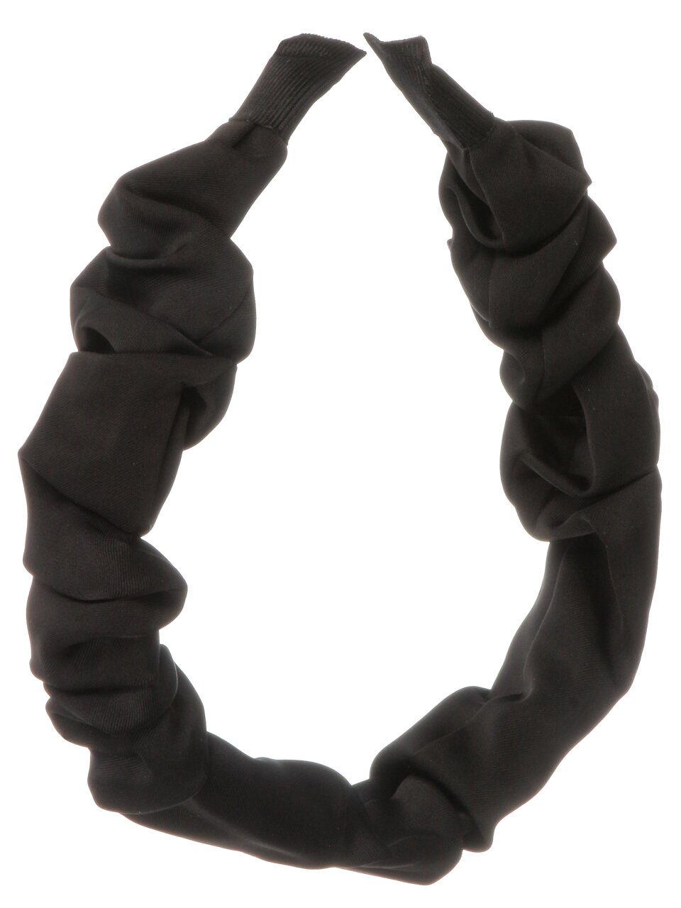 Ободок для волос 4 см, полиэстер, в ассортименте, атласный, Y4-11616