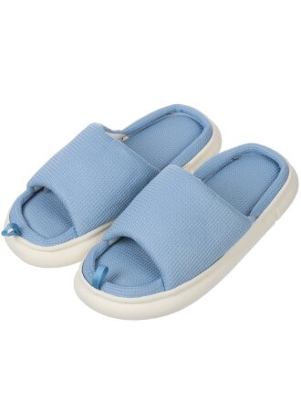 Тапки для женщин, голубые, р. 36-37, открытые, Эвелина, A210152