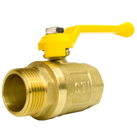 Кран для газа г-ш, 1", ручка, STI