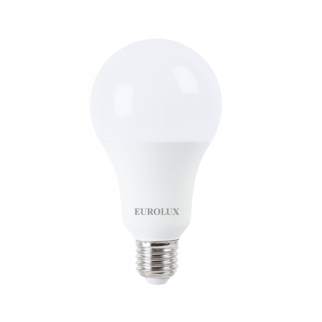 Лампа светодиодная E27, 25 Вт, 200 Вт, 220-240 В, груша, 4000 К, свет нейтральный белый, Eurolux