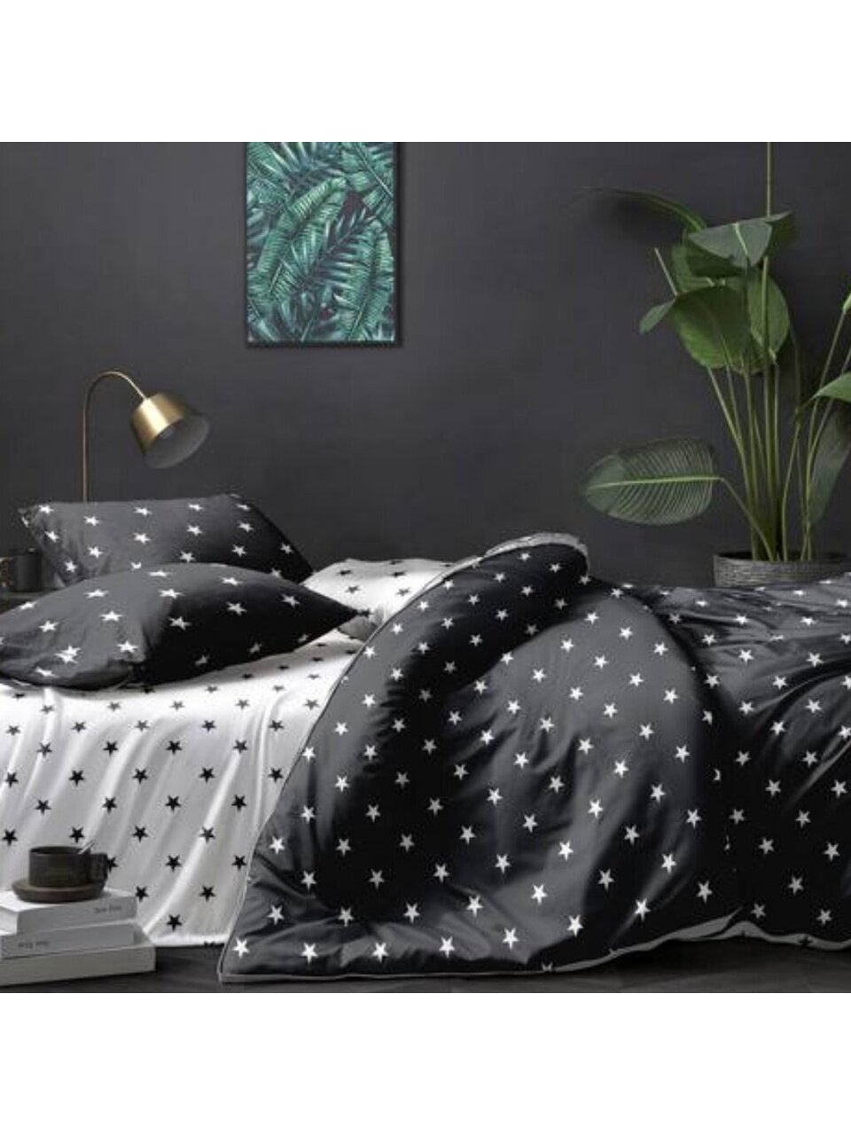 Постельное белье 2-спальное, с европростыней, простыня 210х240 см, 2 наволочки 70х70 см, пододеяльник 175х210 см, Бояртекс, сатин-твил, 9720 A/B (N), Pandora