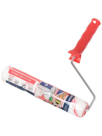 Валик малярный Акор, Эксперт Красная нить, полиамид, 240 мм, с бюгелем, 771 35 624