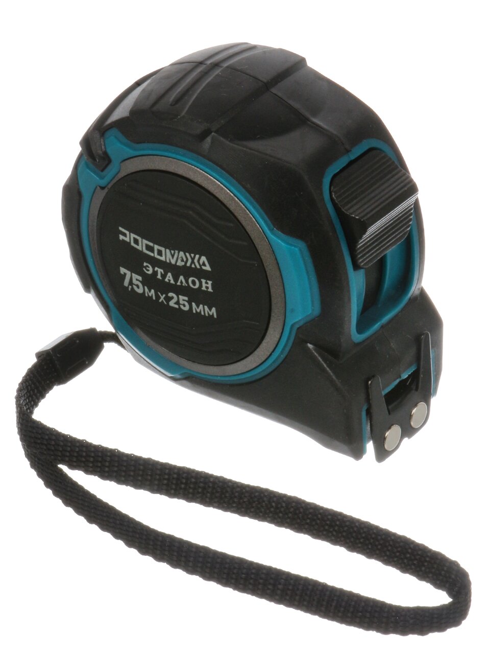 Рулетка 7.5 м, обрезиненный пластик, магнитный, 25 мм, автостоп, Росомаха, Эталон, 604725