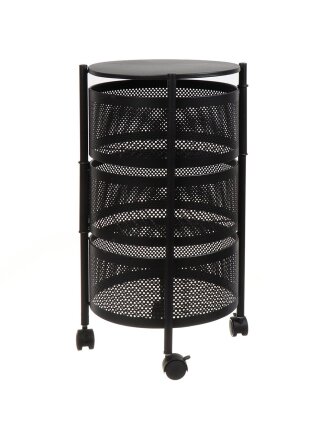 Полка универсальная, железо, 4 секции, 34х30х60 см, круглая, Y9-248