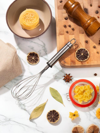 Венчик нержавеющая сталь, навеска, Daniks, Стандарт, YW-KT006B-3/D-004