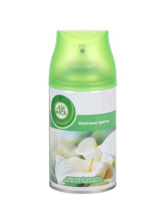 Освежитель воздуха Air Wick, 250 мл, Нежные цветы, сменный, сухое распыление, 3219089