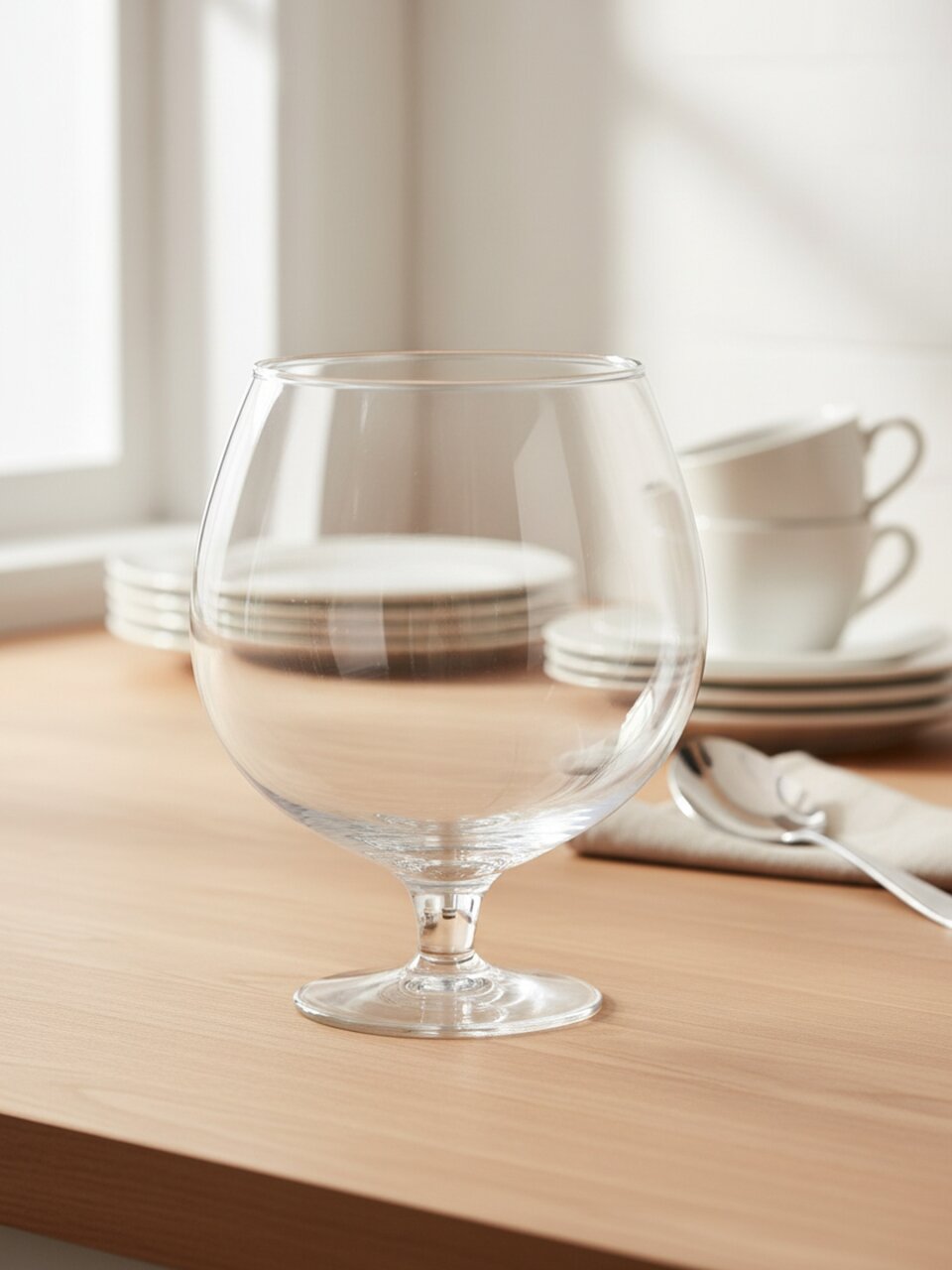 Ваза стекло, настольная, 24х19 см, Evis, Бренди, 2080, 3 л