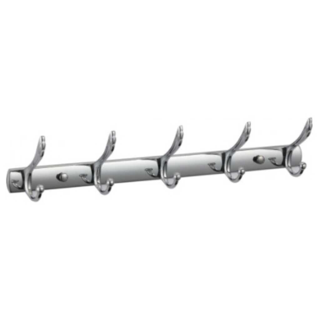 Крючки 5 крючков, нержавеющая сталь, хром, РМС, A5029 крючок для халата нержавеющая сталь хром рмс a5020