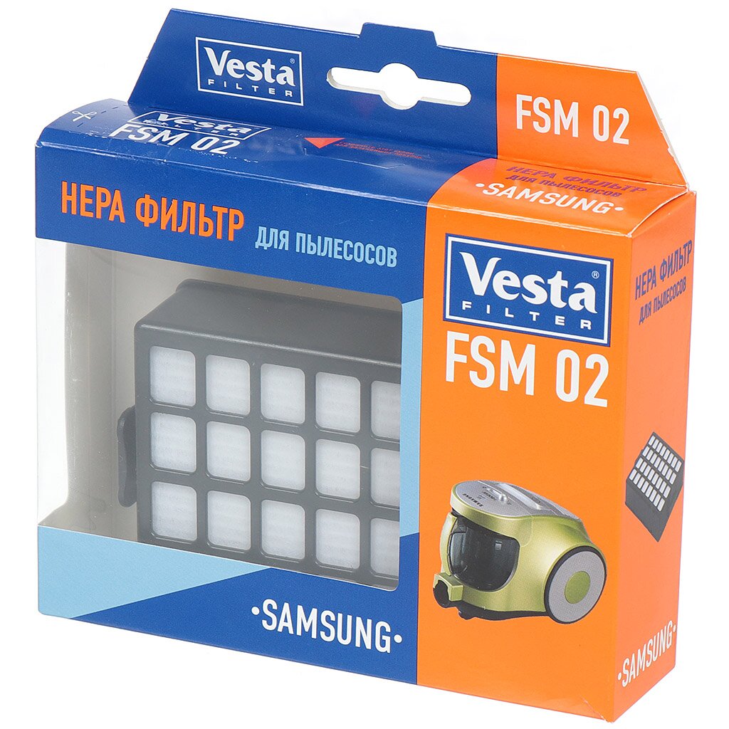 Hepa-фильтр для пылесоса Vesta filter, FSM 02