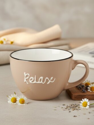 Кружка керамика, 420 мл, Relax Big, Atmosphere, AT-K3628