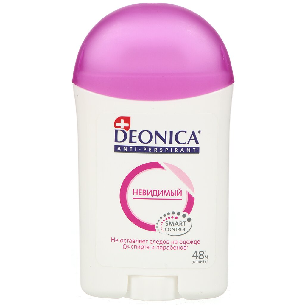 Дезодорант Deonica, Невидимый, для женщин, стик, 40 мл